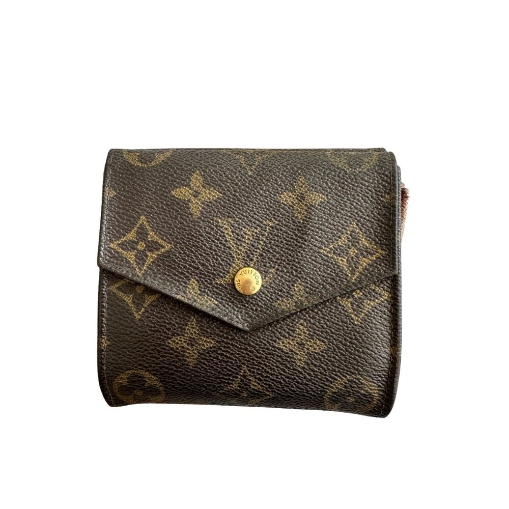 LOUIS VUITTON Brown Elise Monogram Snap Wallet - Picture 3 of 12